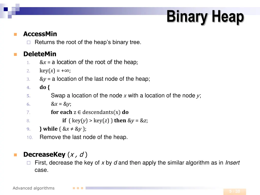 binary heap