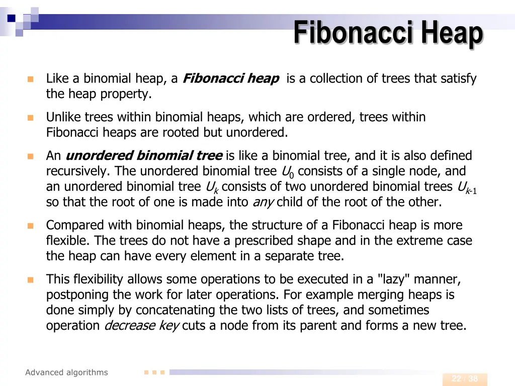 fibonacci heap