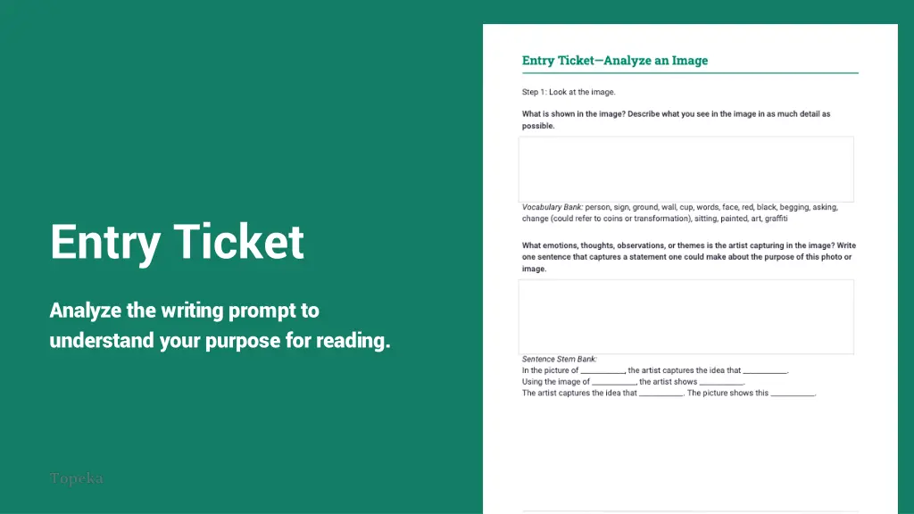 entry ticket