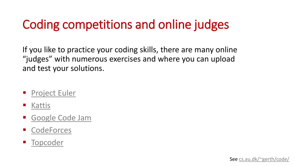 coding competitions and online judges coding
