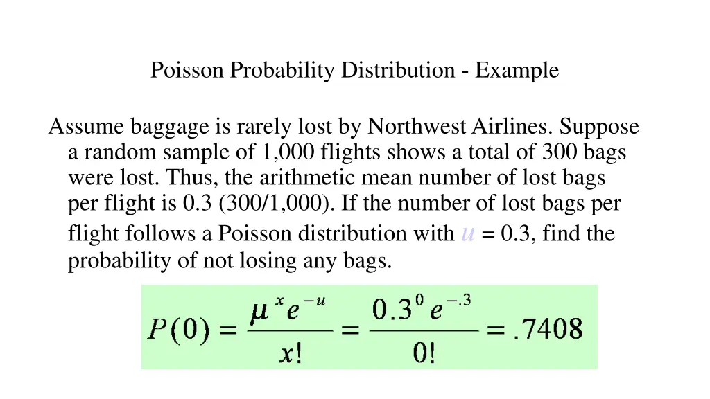 poisson probability distribution example