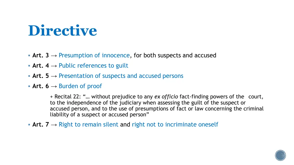 directive
