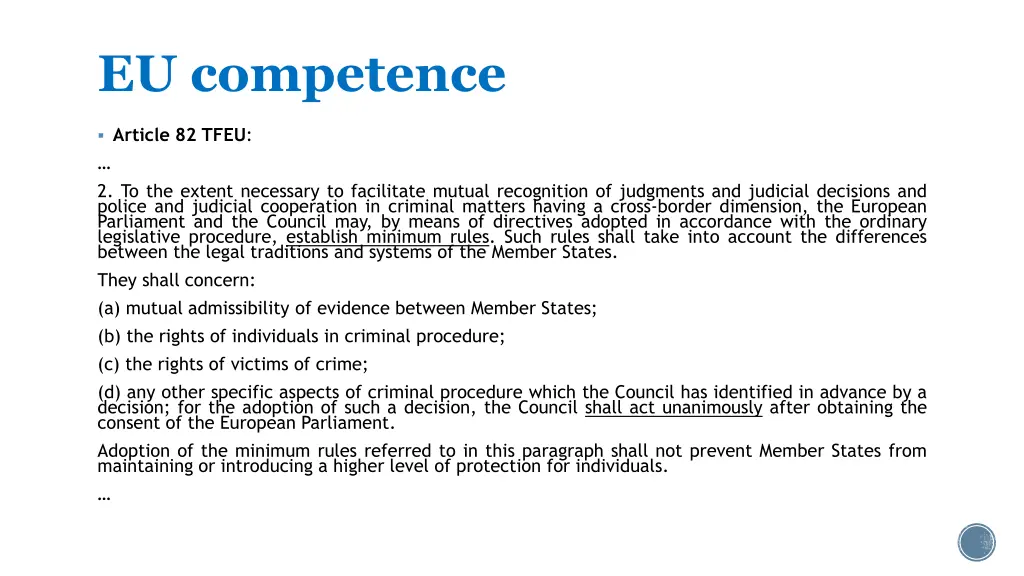 eu competence