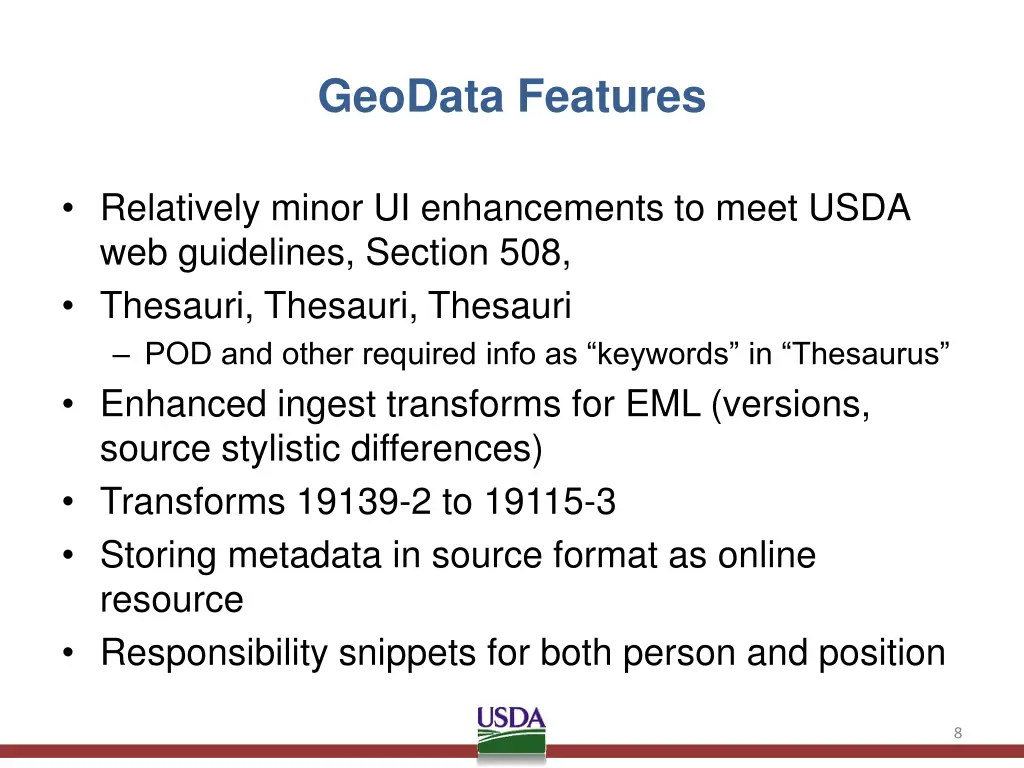 geodata features