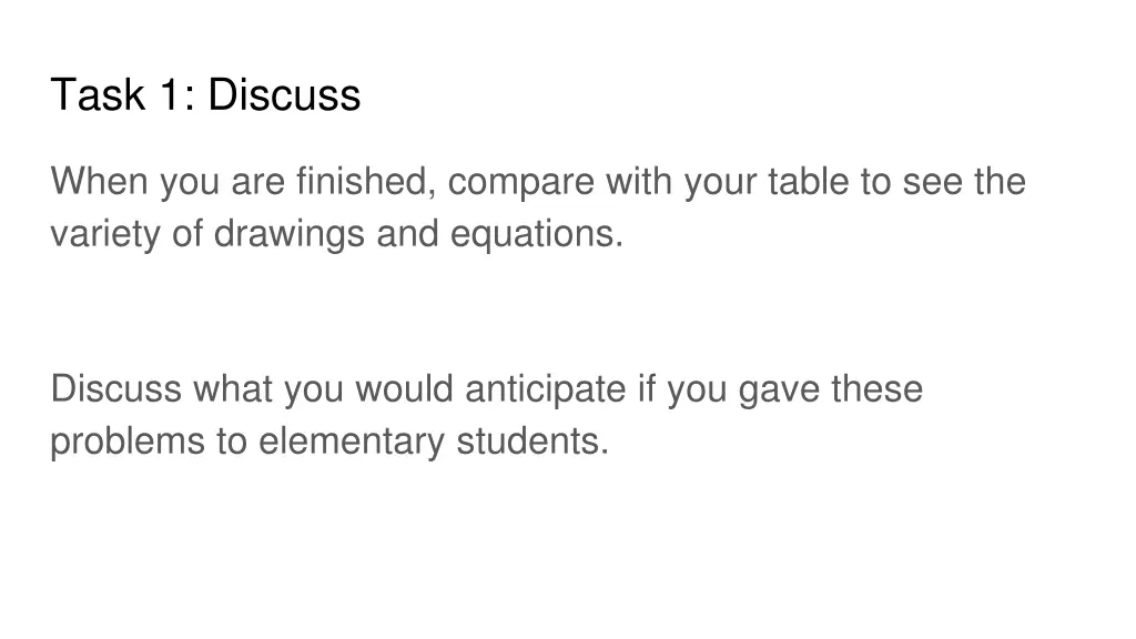 task 1 discuss