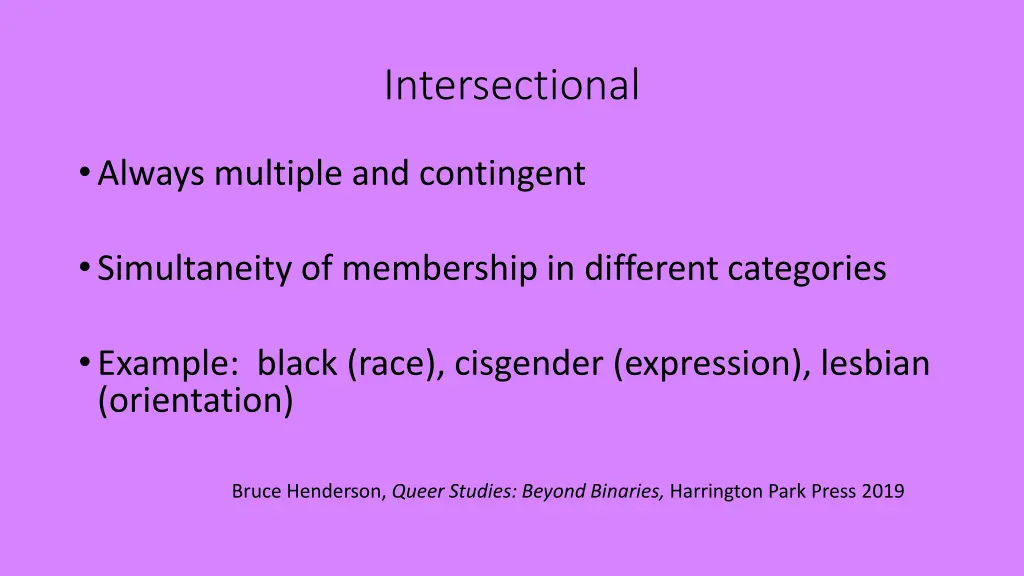 intersectional