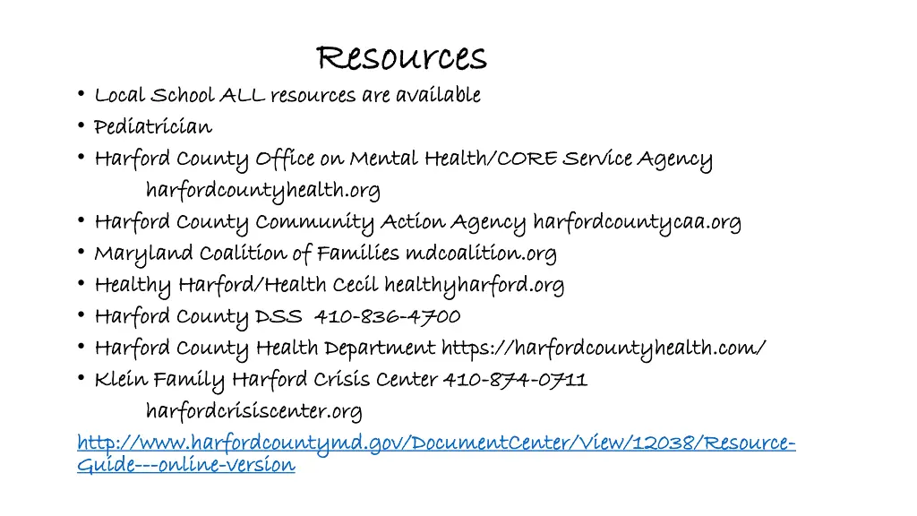 resources resources