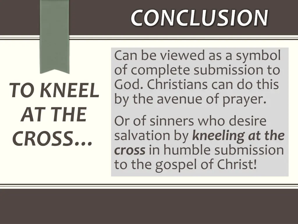 conclusion