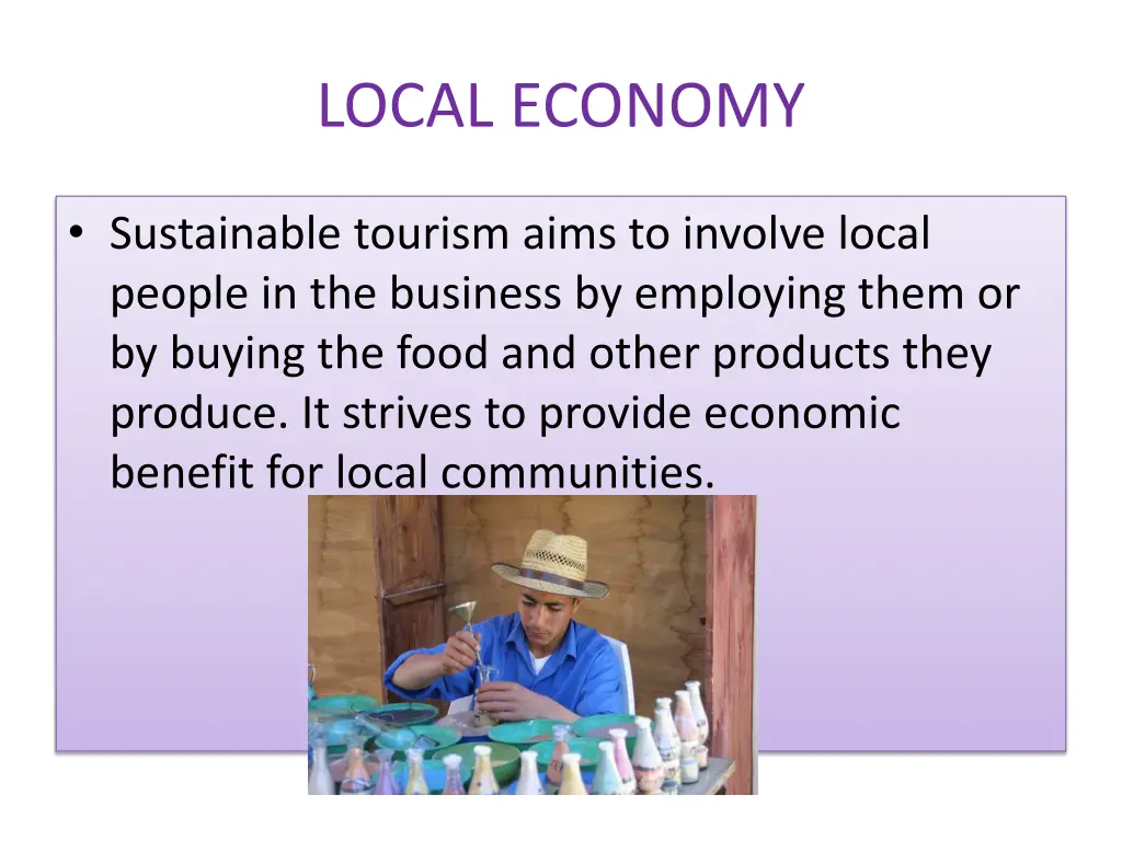 local economy