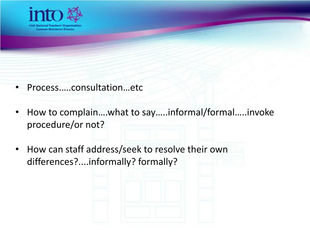 process consultation etc