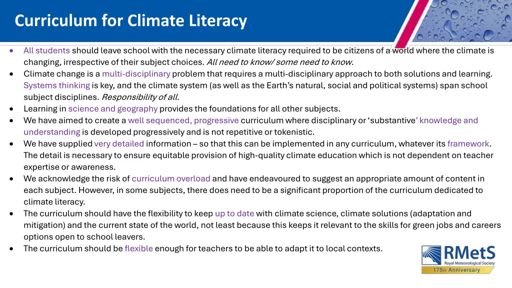 curriculum for climate literacy 2