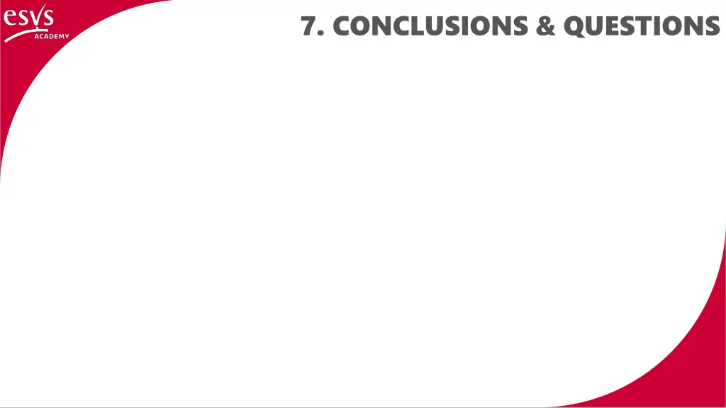 7 conclusions questions