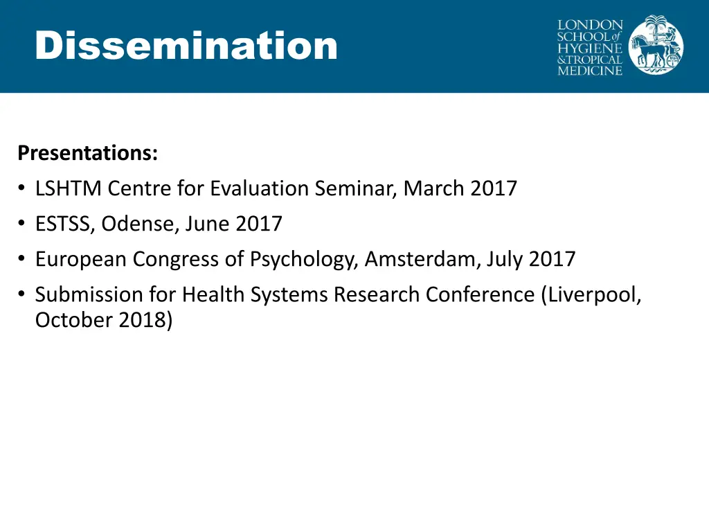 dissemination