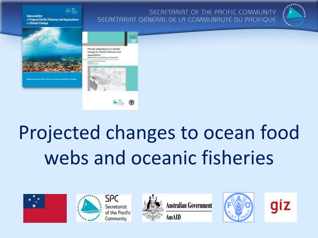 projected changes to ocean food webs and oceanic