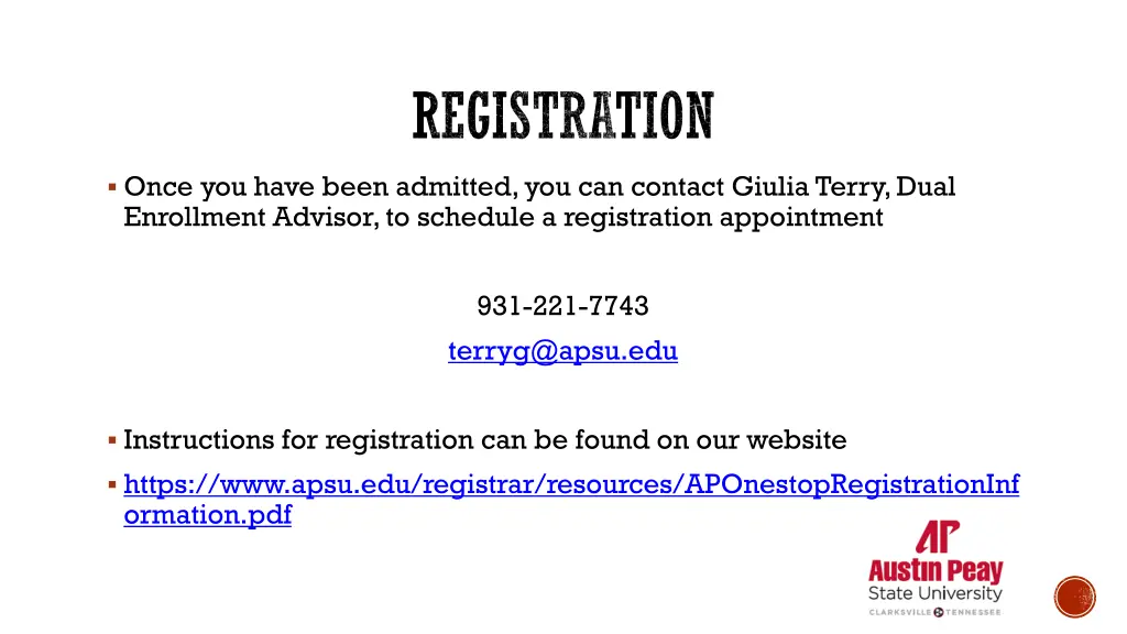 registration