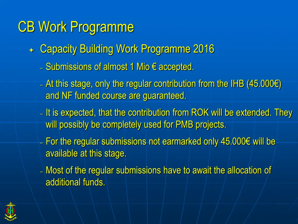 cb work programme 1
