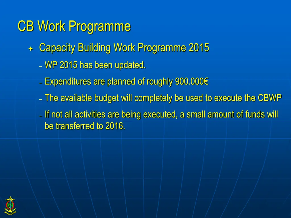 cb work programme