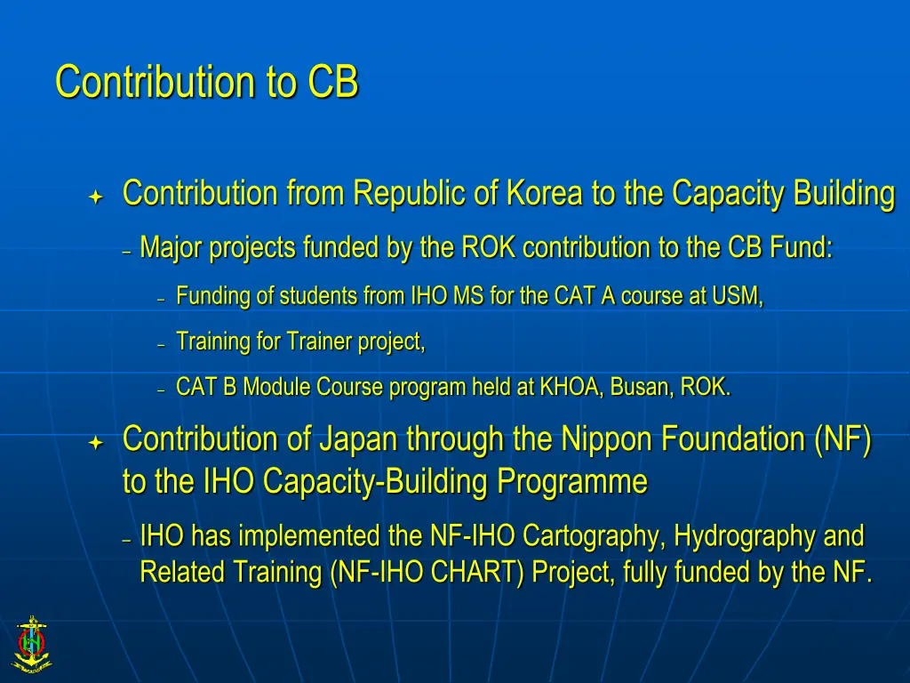 contribution to cb