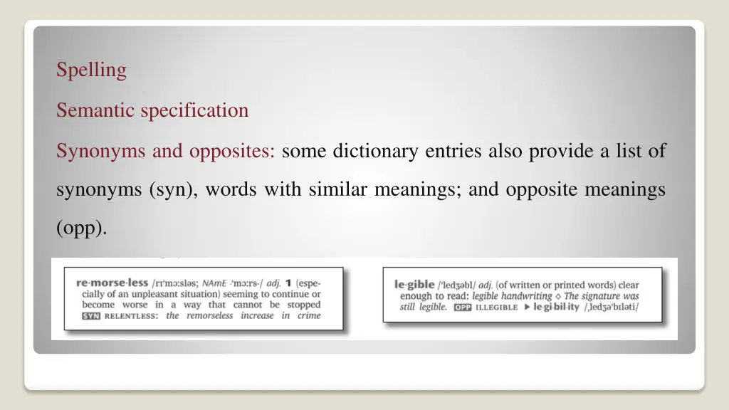 spelling