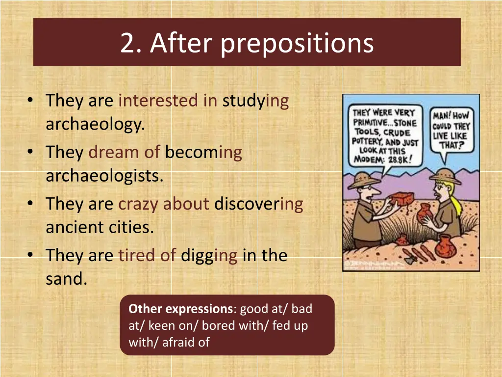 2 after prepositions