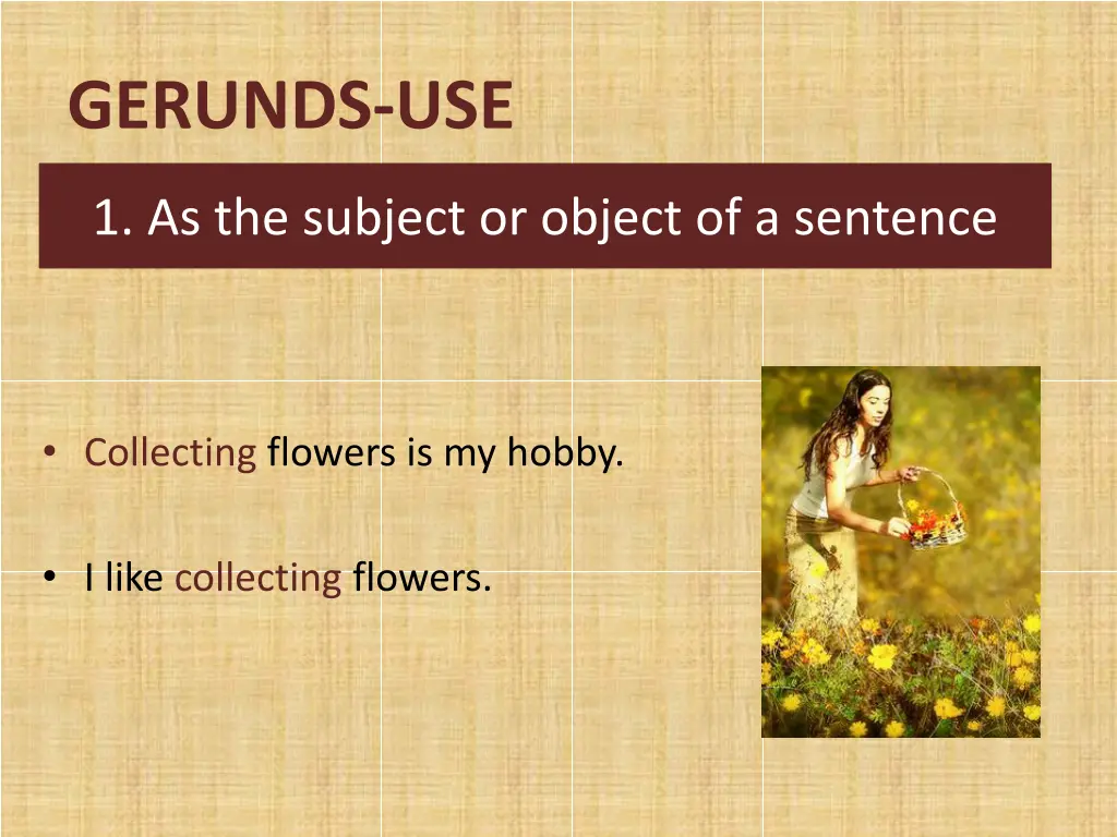 gerunds use