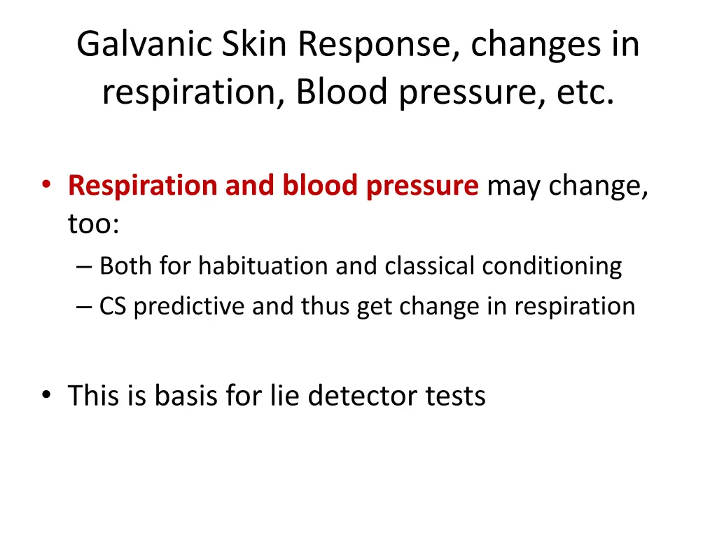 galvanic skin response changes in respiration 1