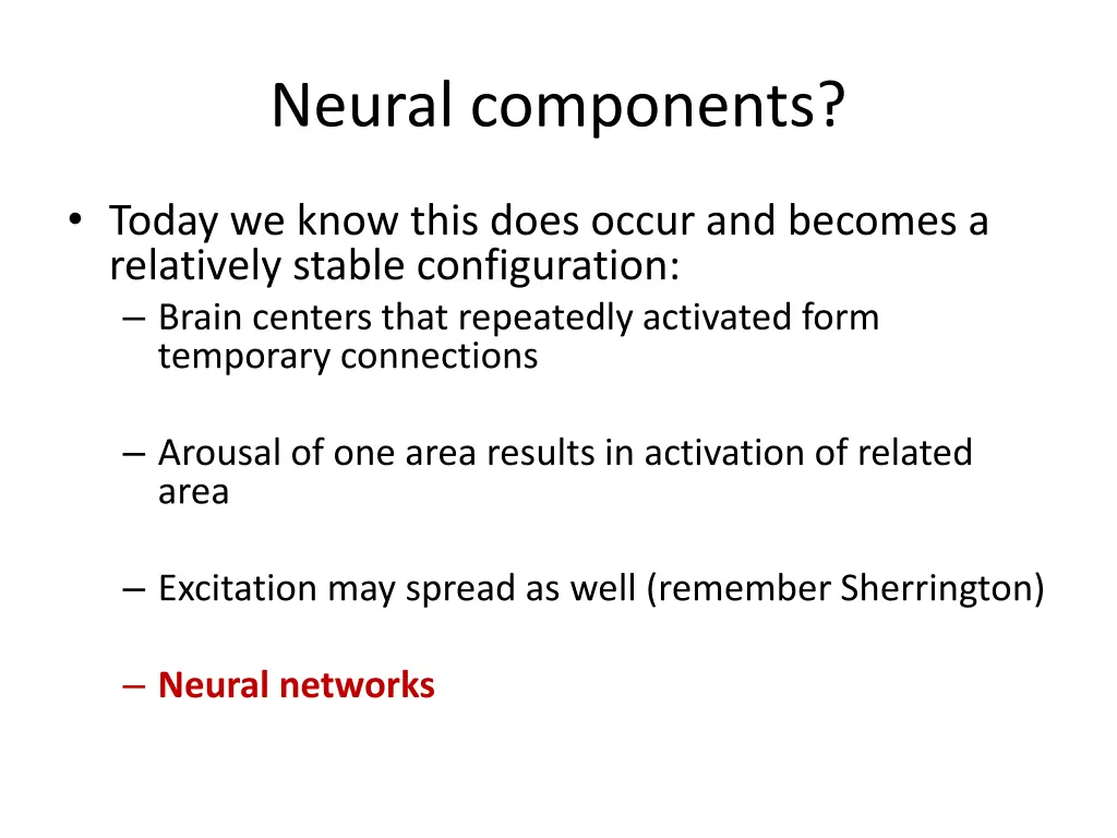 neural components 1