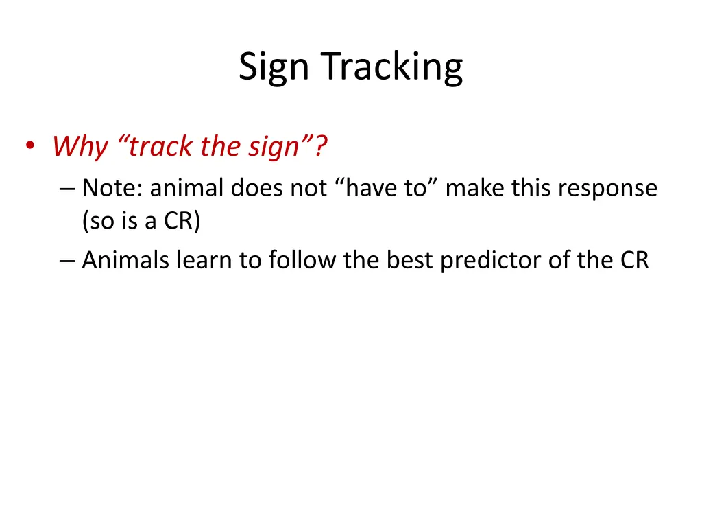 sign tracking 1