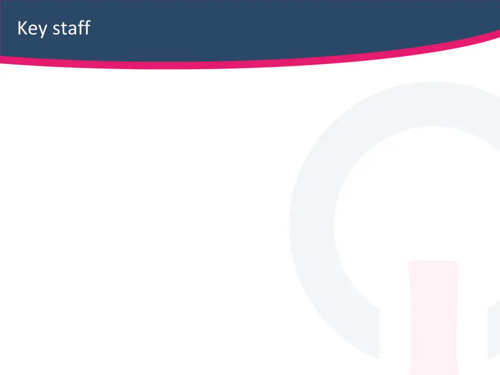 key staff