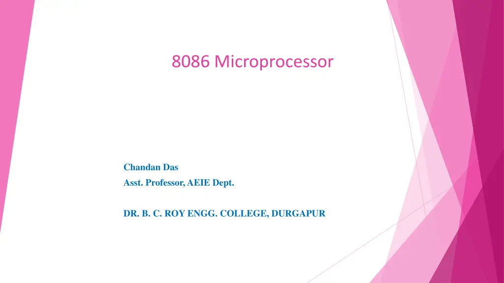 8086 microprocessor