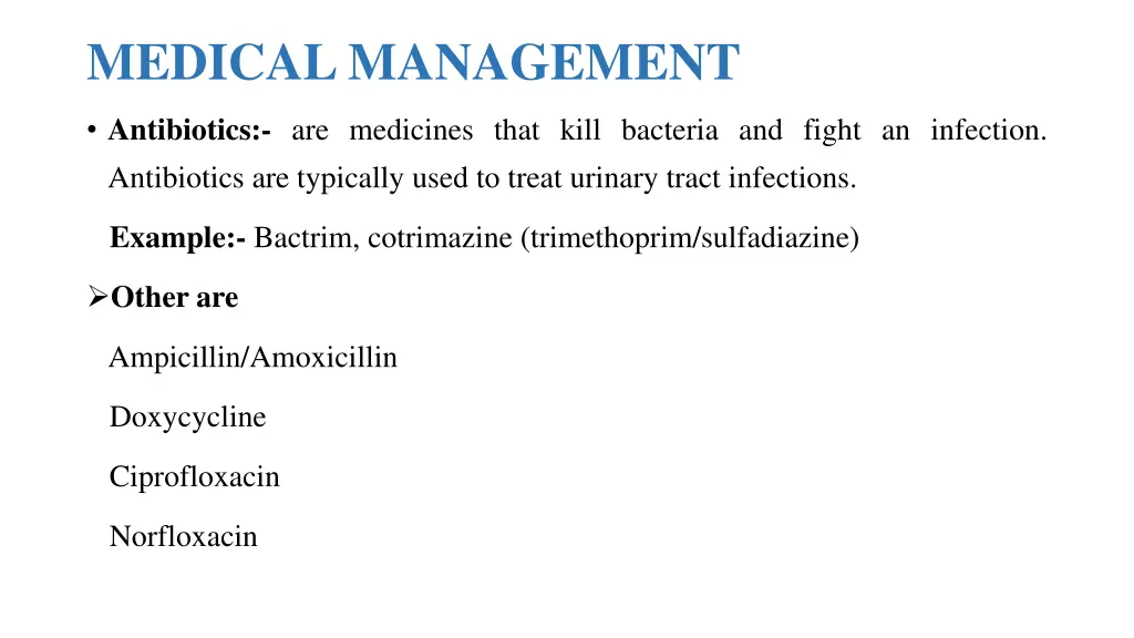 medical management