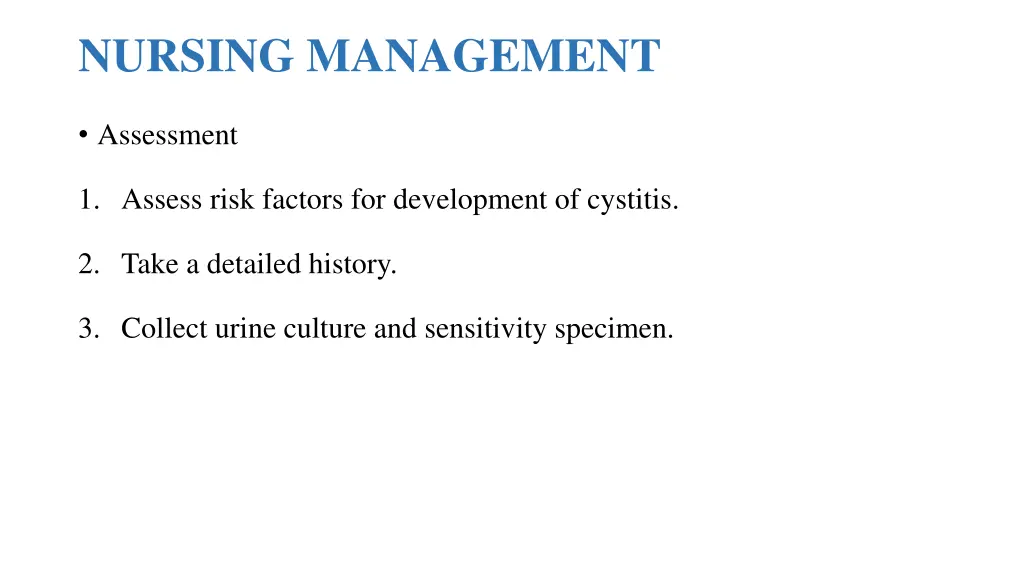 nursing management