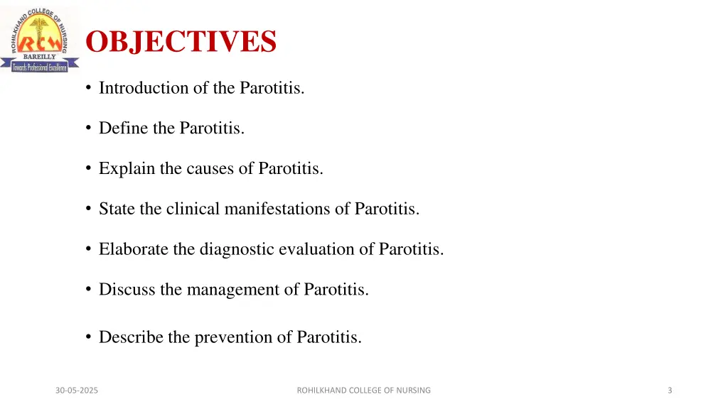 objectives