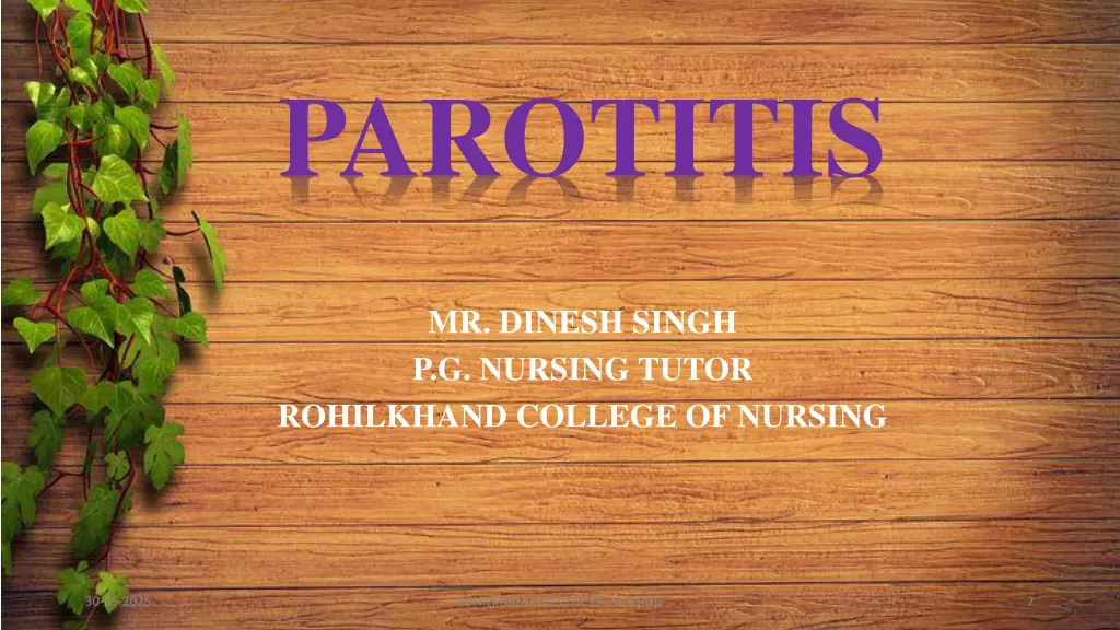 parotitis