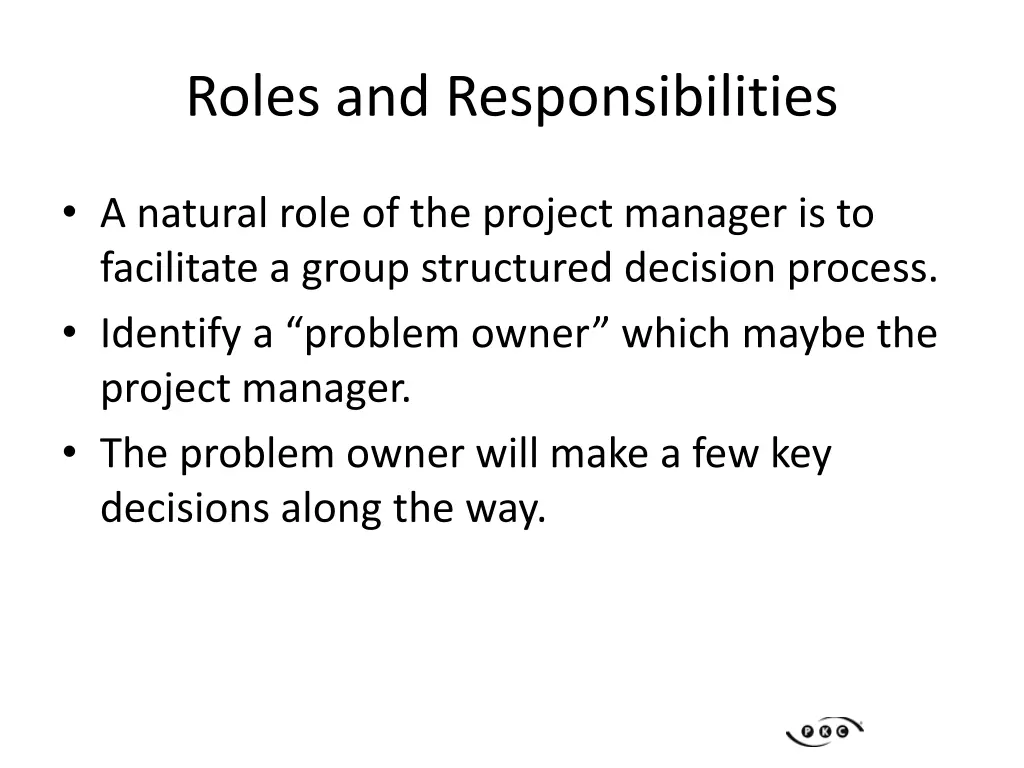 roles and responsibilities
