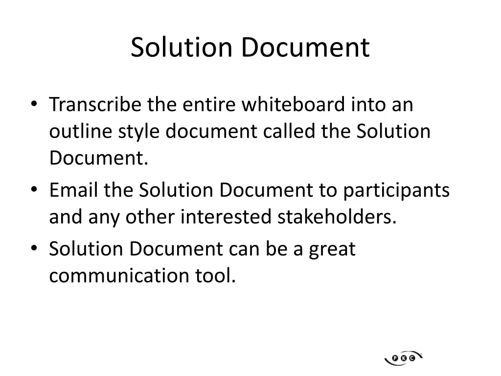 solution document