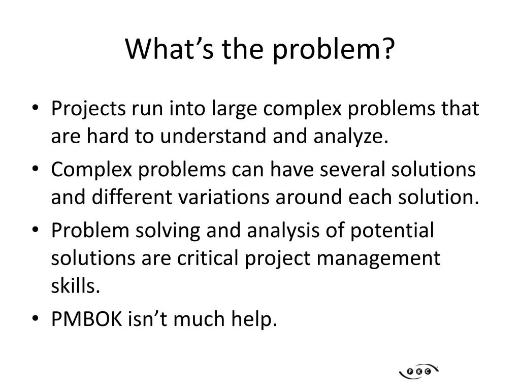 what s the problem
