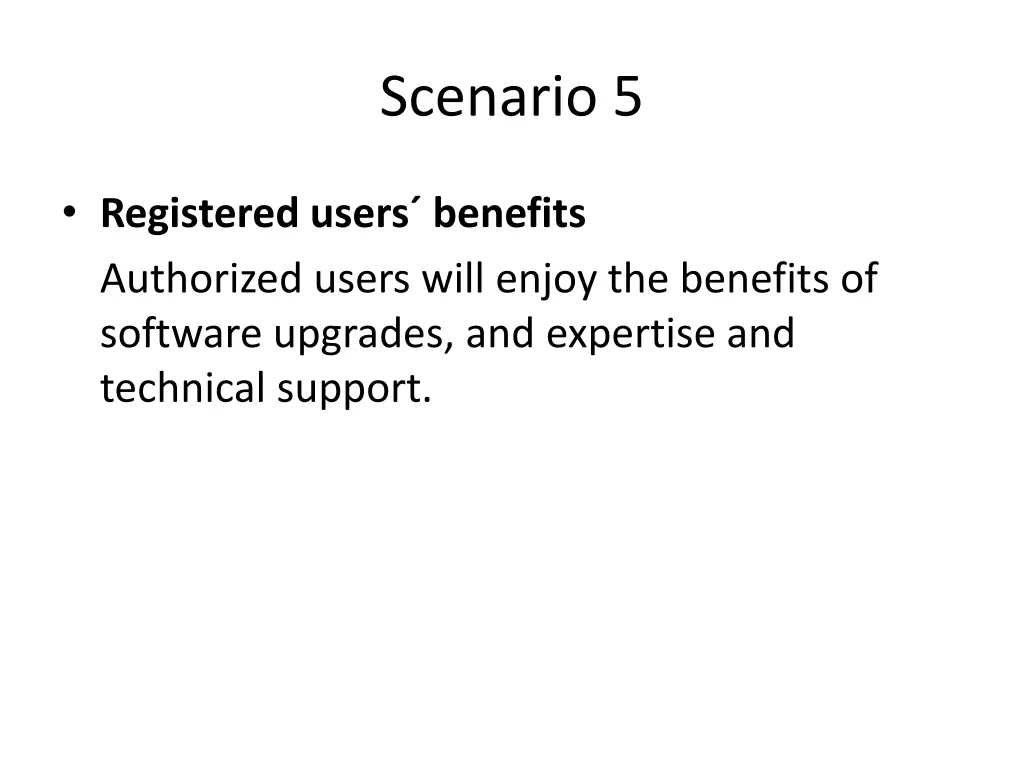 scenario 5