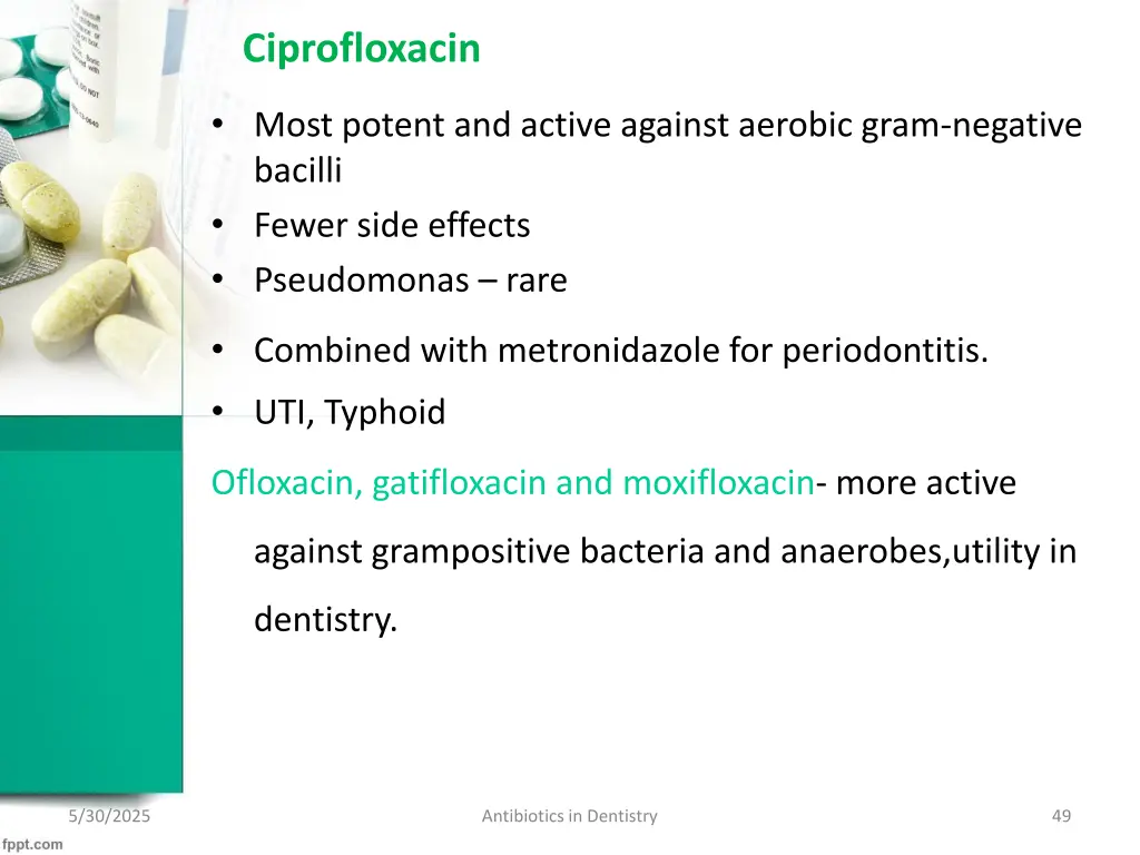 ciprofloxacin