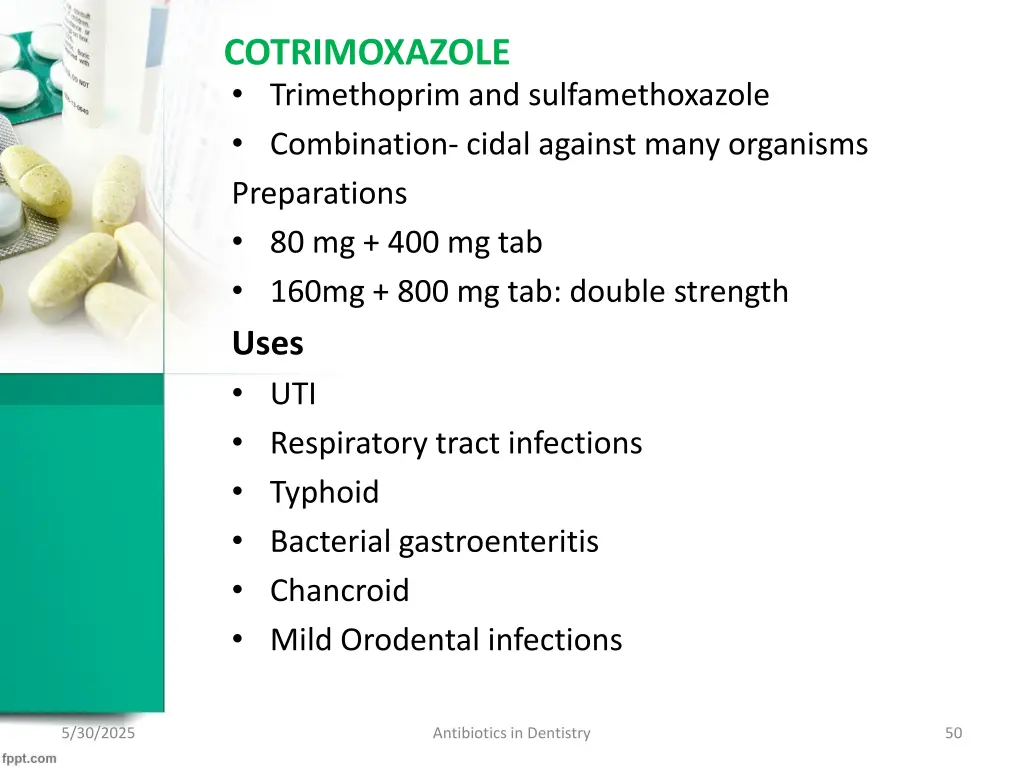 cotrimoxazole trimethoprim and sulfamethoxazole