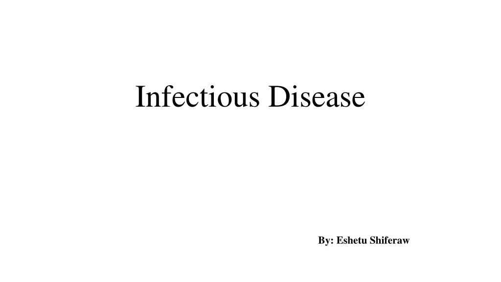 infectious disease