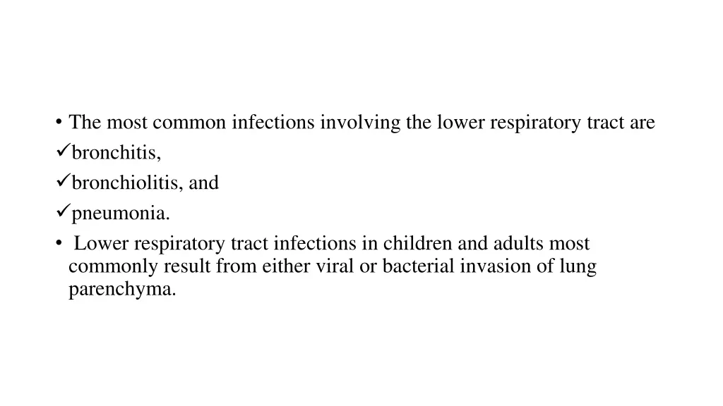 the most common infections involving the lower