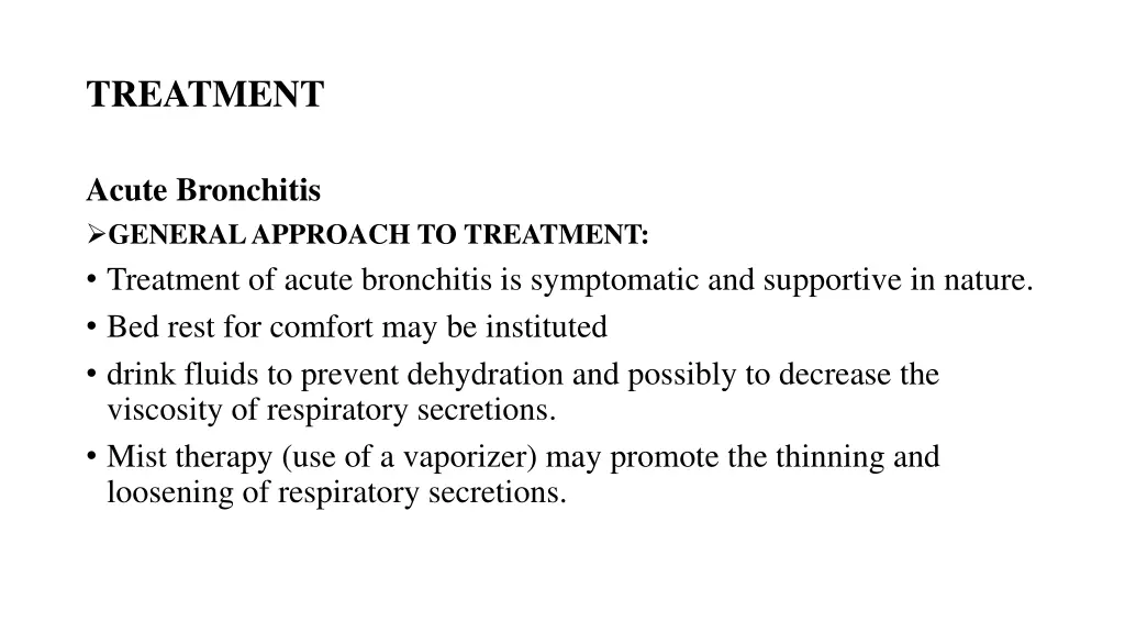 treatment