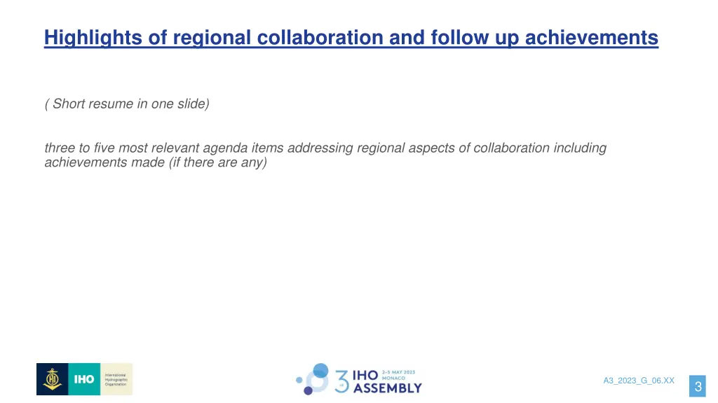 highlights of regional collaboration and follow