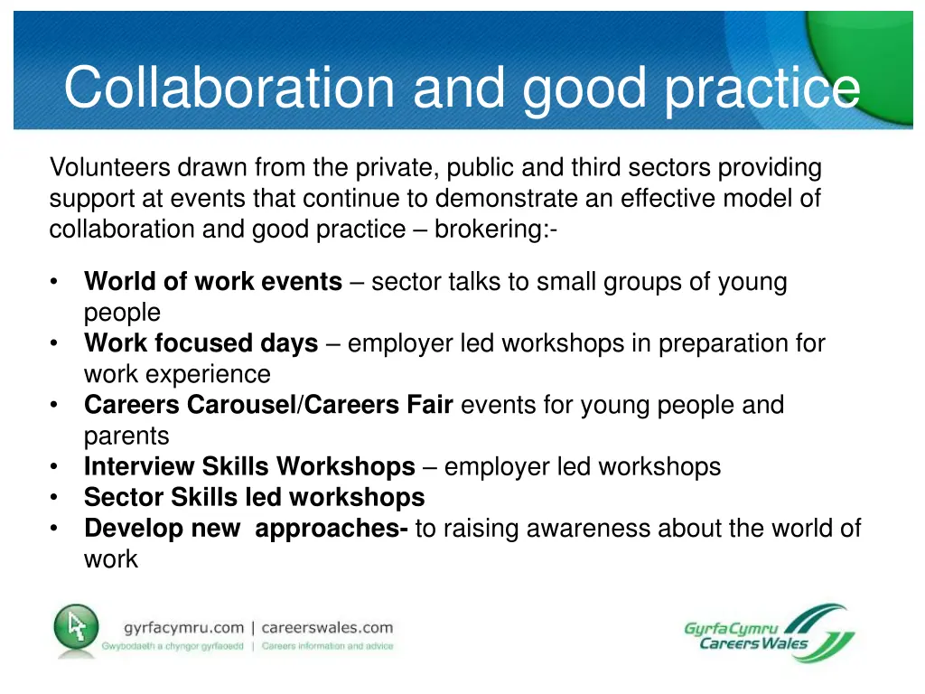 collaboration and good practice