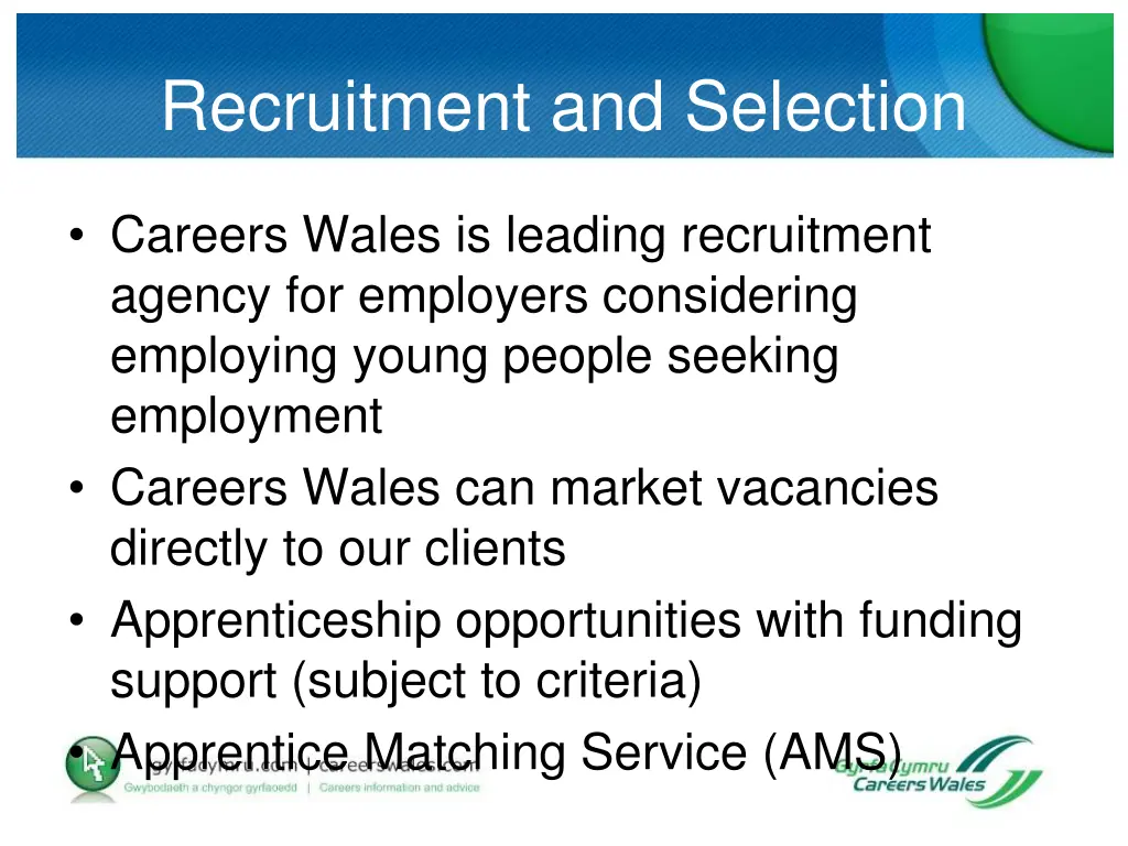 recruitment and selection