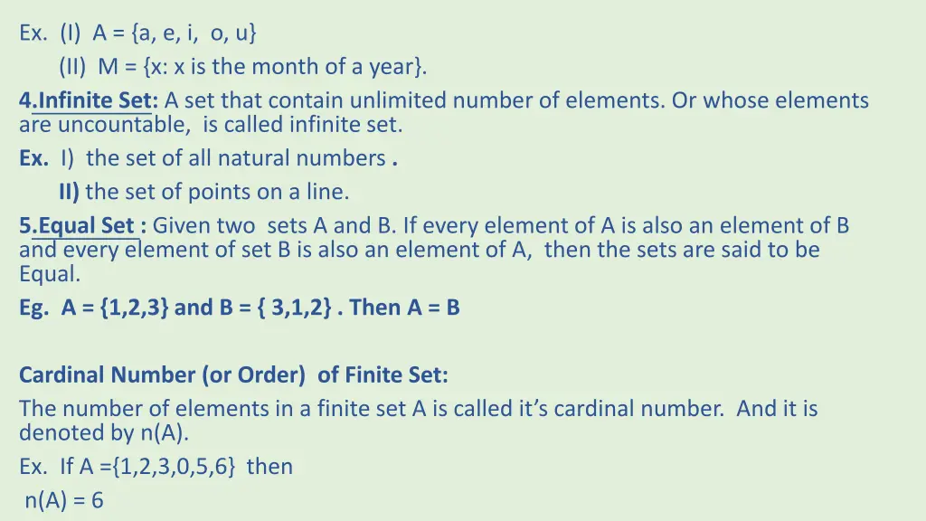 ex i a a e i o u ii m x x is the month of a year