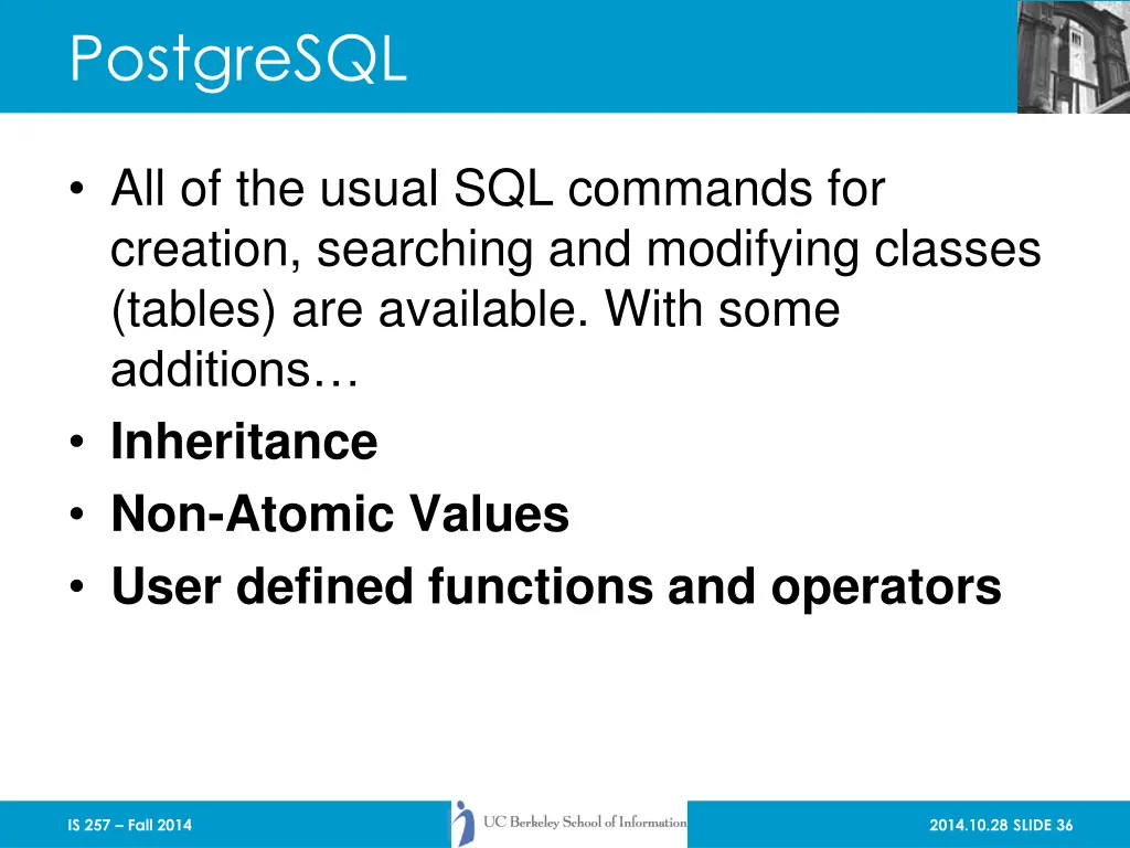 postgresql 2
