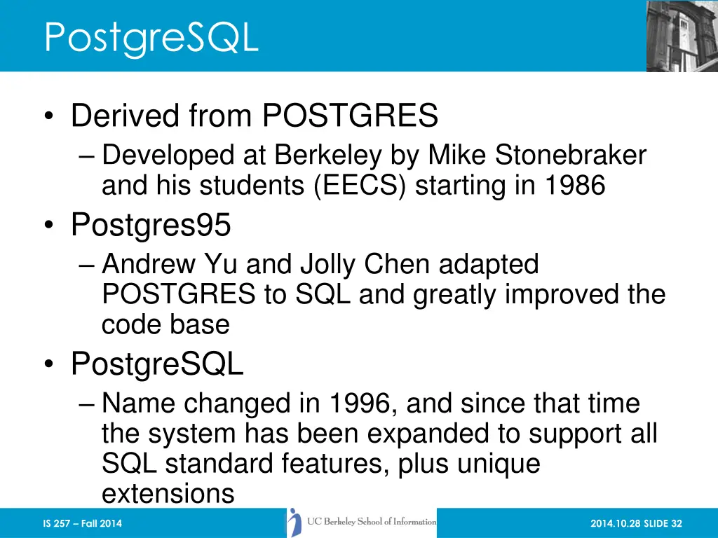 postgresql