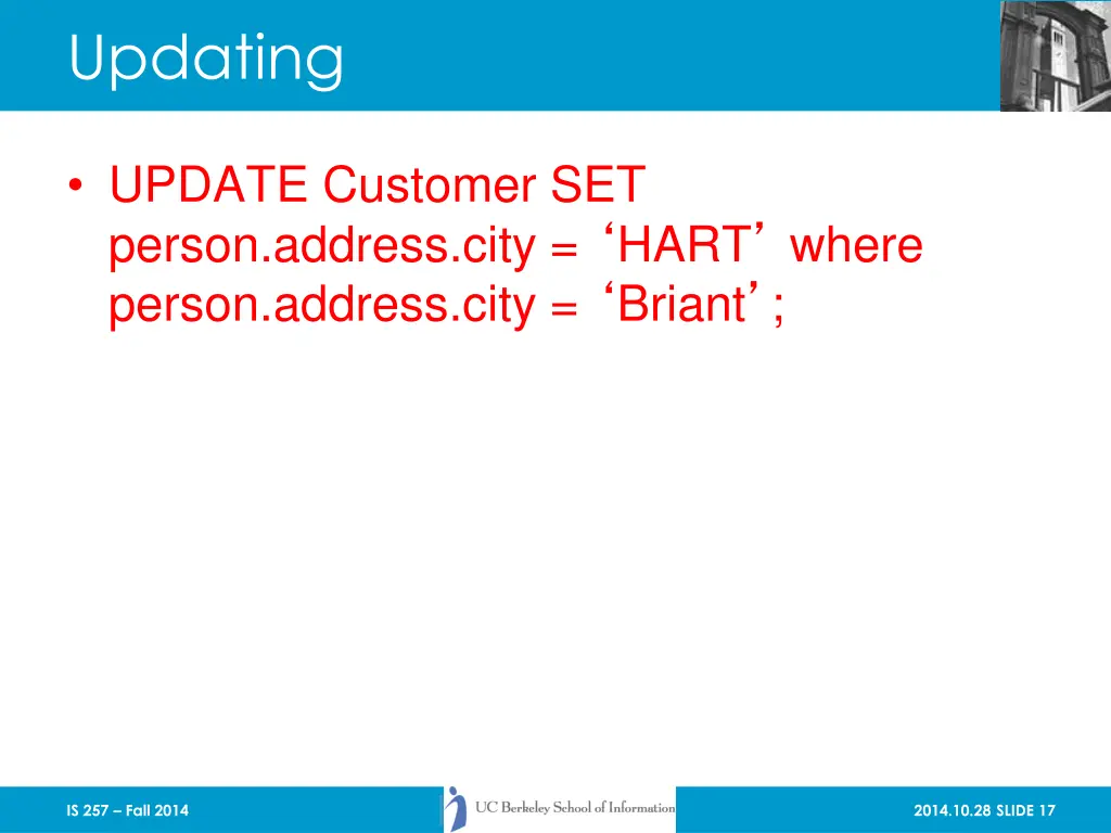 updating